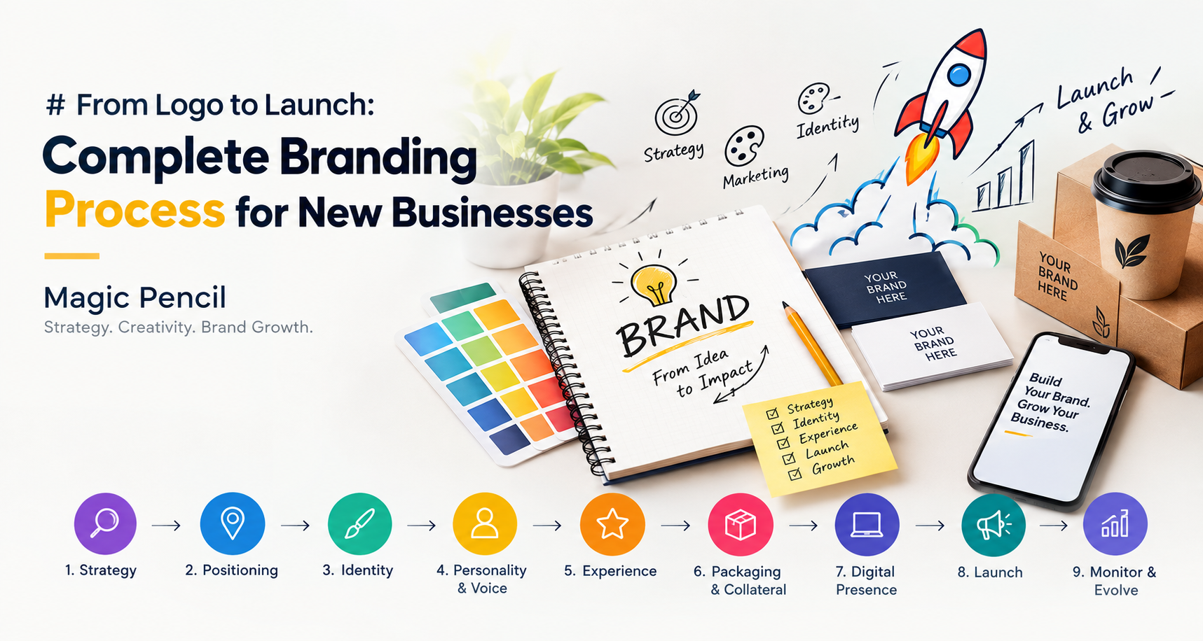 From Logo to Launch: Complete Branding Process for New Businesses