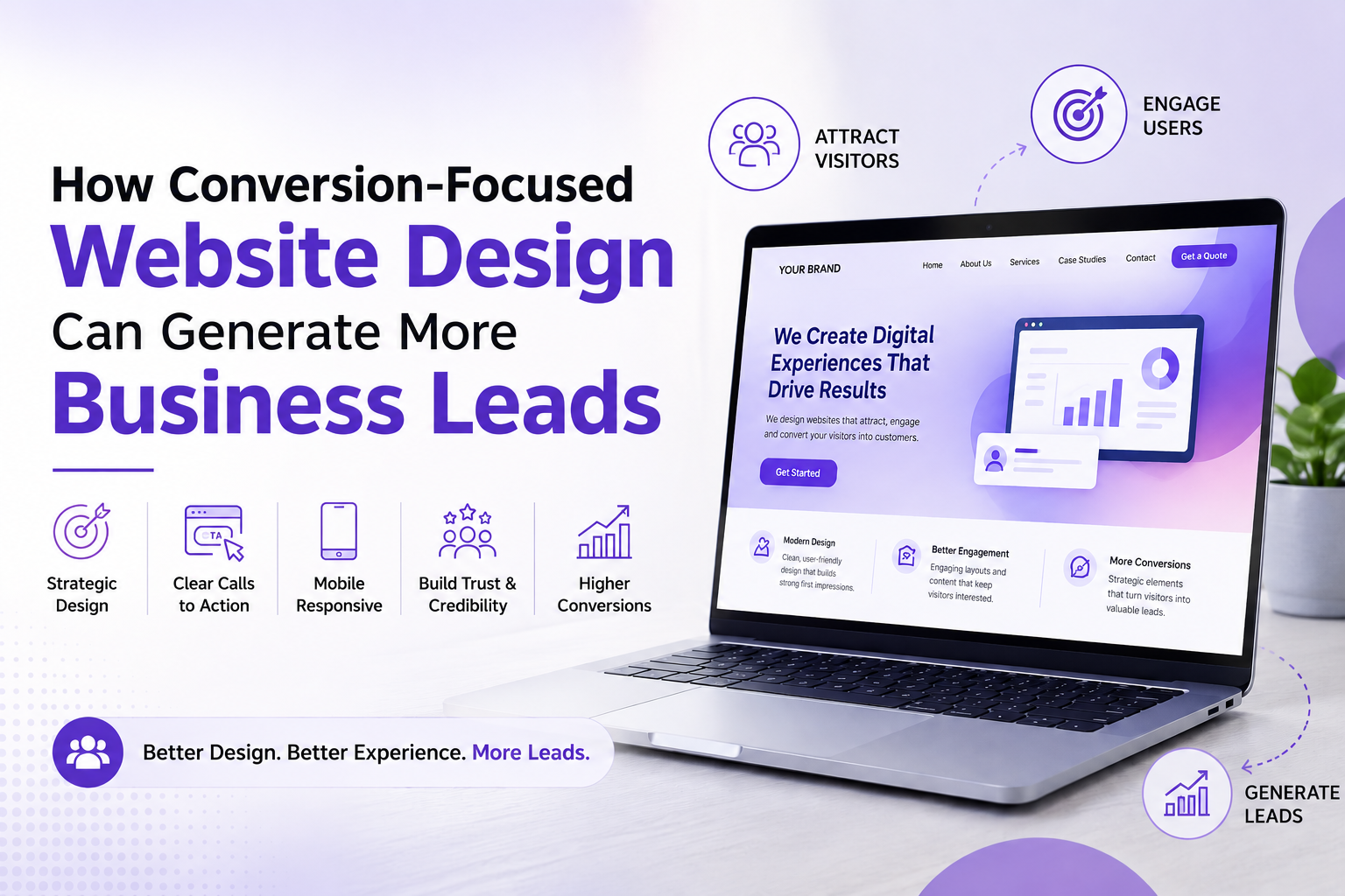 How Conversion-Focused Website Design Can Generate More Business Leads
